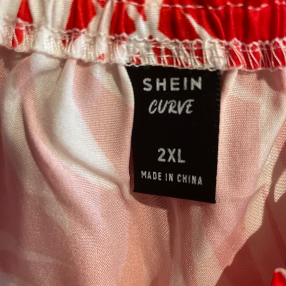 Women 2X SHEIN Playful Flirty PomPom Off Shoulder Ruffle Sleeve Blouse - Picture 4 of 5